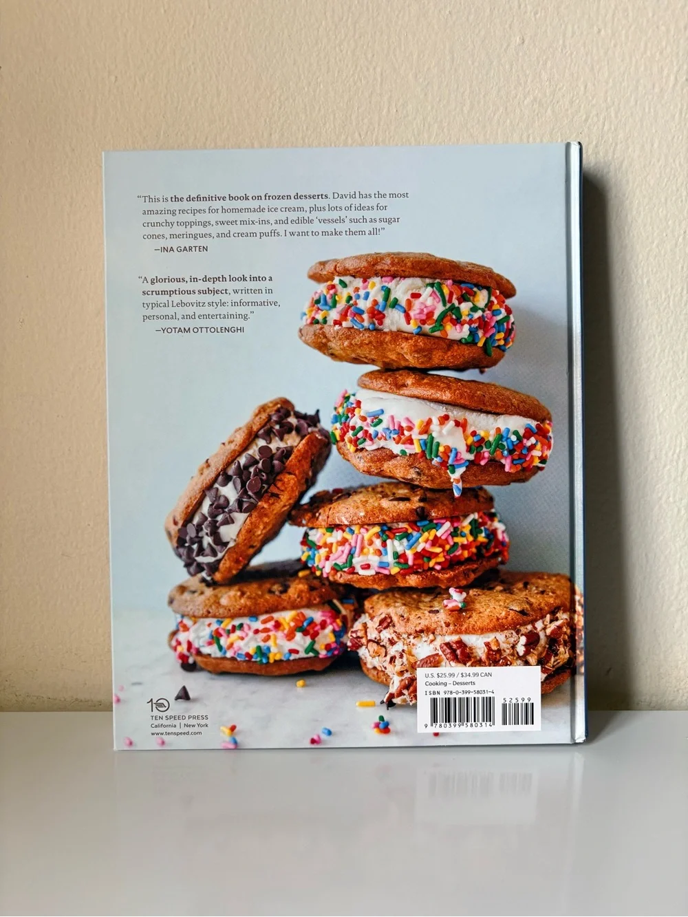 The Perfect Scoop by David Lebovitz Hardcover Cookbook | 200 Ice Cream Recipes